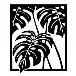 FEUILLE DE MONSTERA